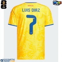 Moški Nogometni dresi Kolumbija Luis Diaz #7 Domači SP 2026 Kratek Rokav